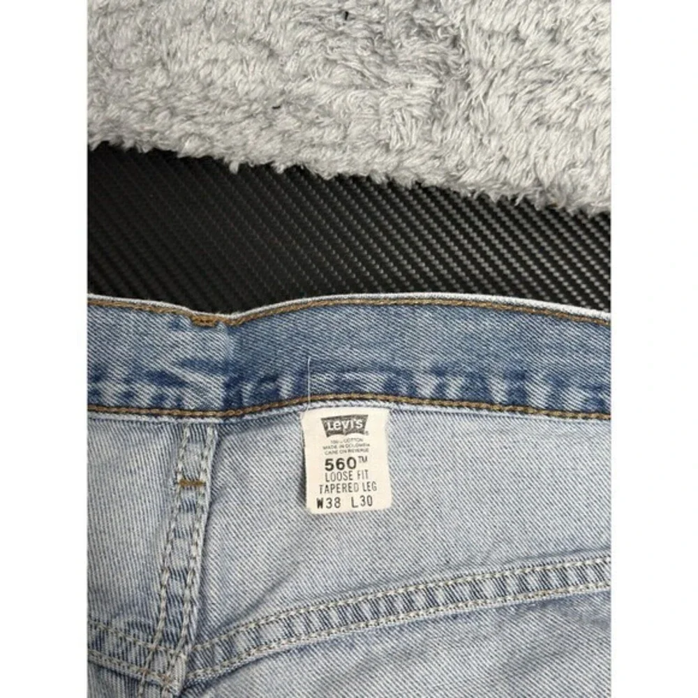 Levis 560 Jeans‎ Loose Tapered Vintage Made in USA Tag 38x30